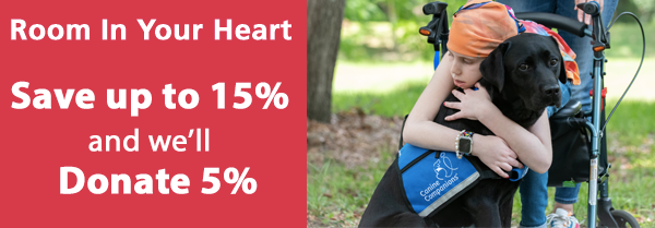Save 15% and We'll Donate 5%